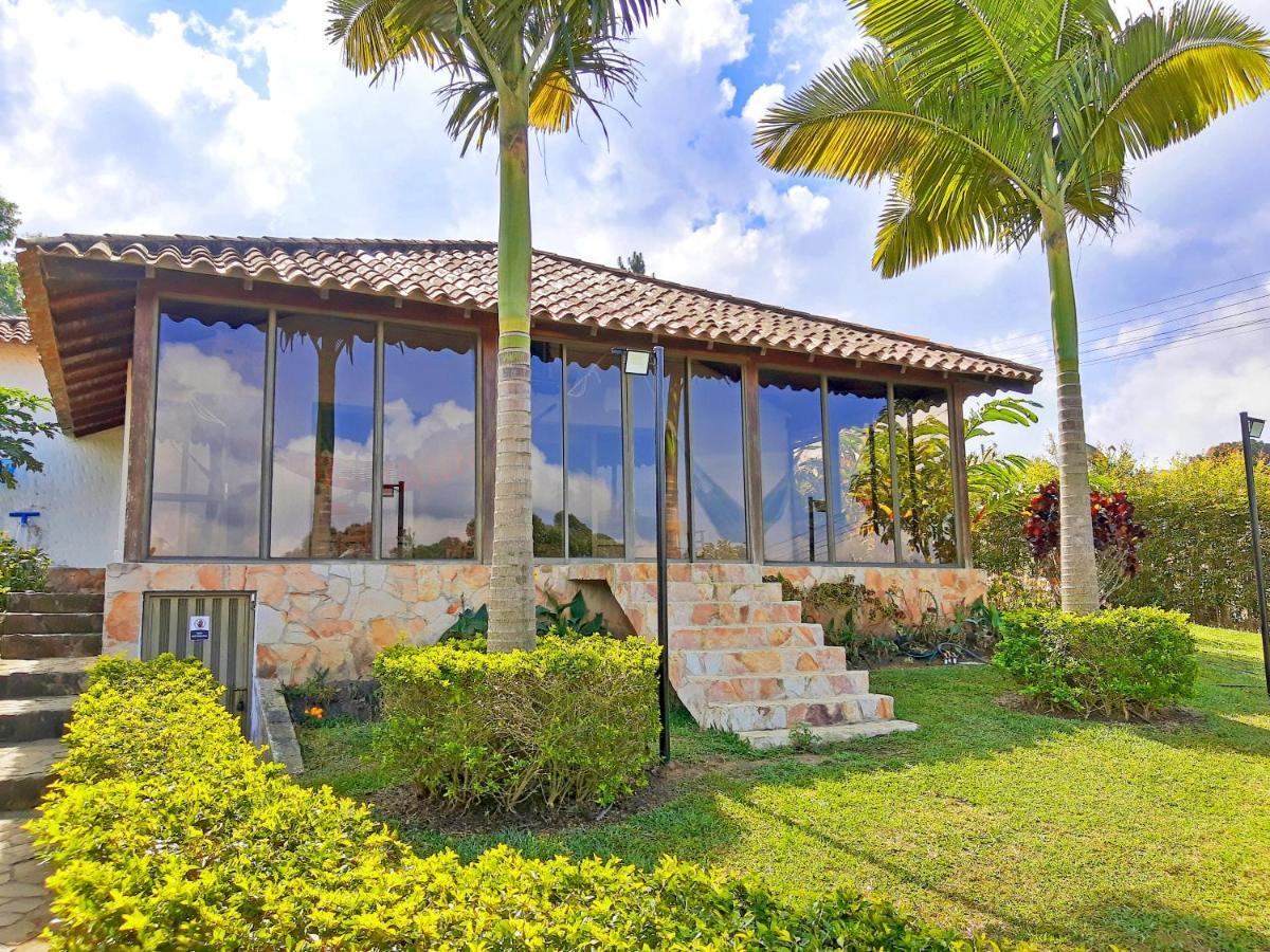 Casa Campestre Frente Acuarela -mesa De Santos